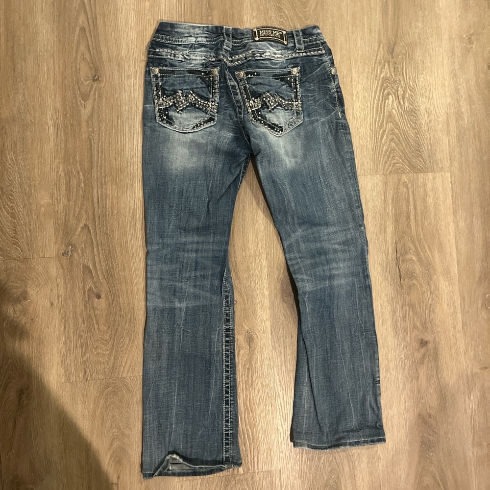 Vintage Miss Me jeans. Petite! Embroidered and embellished.